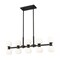 Z-Lite Artemis Linear Chandelier, 10-Light, 5 In.W x 40 In.L x 12.75 In.H, Matte Black/Matte Opal 494-10L-MB - alternate 5